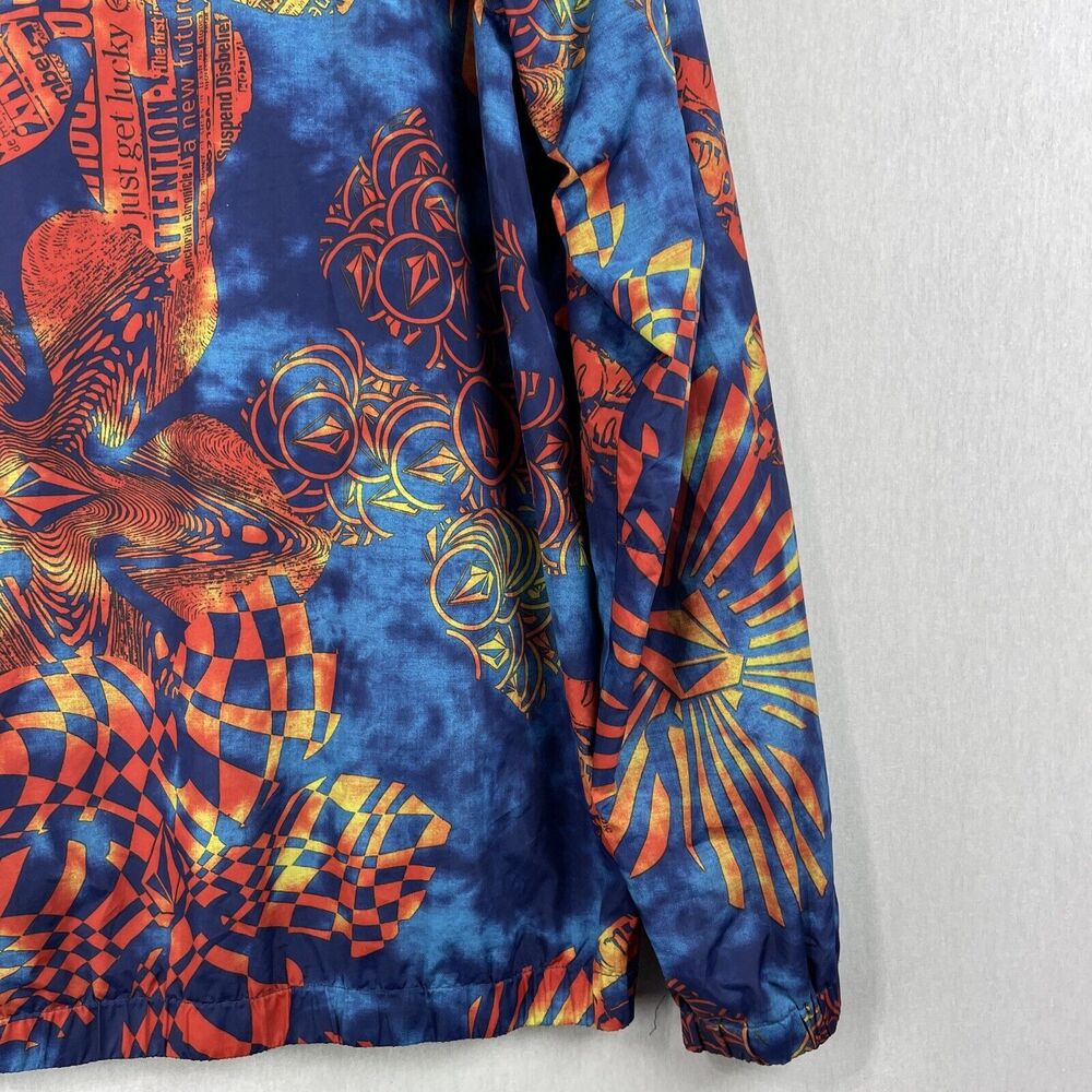 Volcom Forwarder Jacket Medium Blue All Over Prin… - image 8